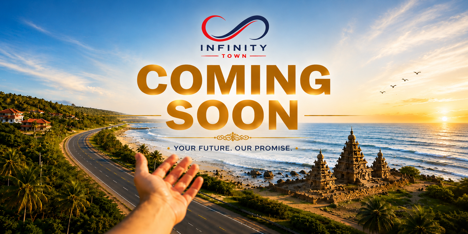 Infinity Town ECR residential plots at Poonjeri, Chennai